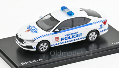 Modely autíček Škoda Octavia IV RS (2020), 1:43 - MP Ostrava, 143ABX-036XB01, kovové modely aut Škoda, Modely autíček pro každého - Oldmodel.cz