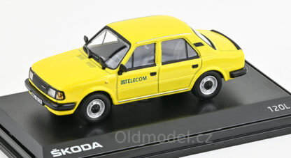 Modely autíček Škoda 120L (1984), 1:43 - SPT Telecom, 143FA-712F01, kovové modely aut Škoda, Modely autíček pro každého - Oldmodel.cz