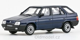 Modely autíček Škoda Forman (1993), Modrá Královská, 1:43, 143ABS-713LX, kovové modely aut Škoda, Oldmodel.cz