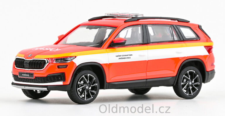 Modely autíček Škoda Kodiaq FL (2021) 1:43 - HZS, 143ABX-041XL02, kovové modely aut Škoda, Oldmodel.cz