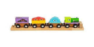 Bigjigs Rail Dřevěný vláček Příšerky