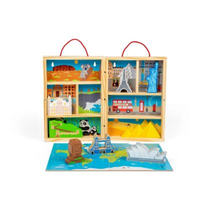 Bigjigs Toys Dřevěná cestovatelská hrací sada - Image 3