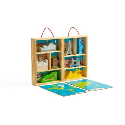 Bigjigs Toys Dřevěná cestovatelská hrací sada - Image 4