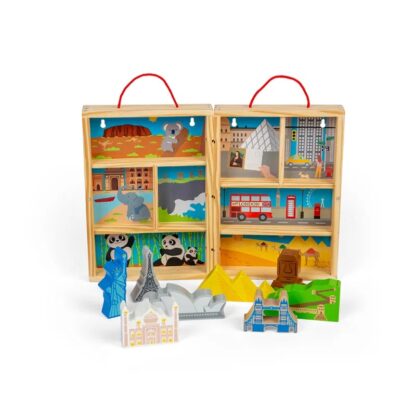 Bigjigs Toys Dřevěná cestovatelská hrací sada - Image 5