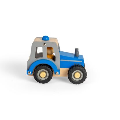 Bigjigs Toys Traktor modrý - Image 3