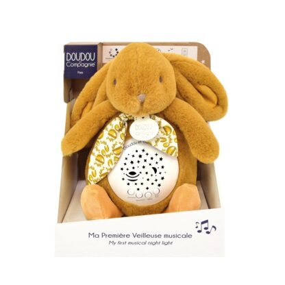 Doudou Hrací skříňka s projekcí Králíček hnědý - Image 2