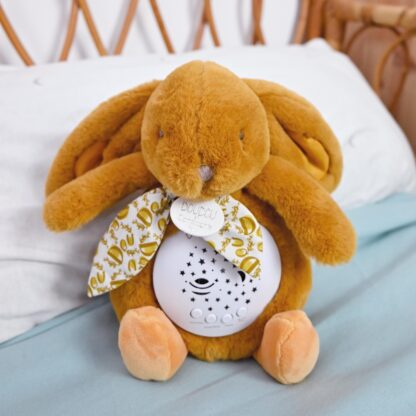 Doudou Hrací skříňka s projekcí Králíček hnědý - Image 3