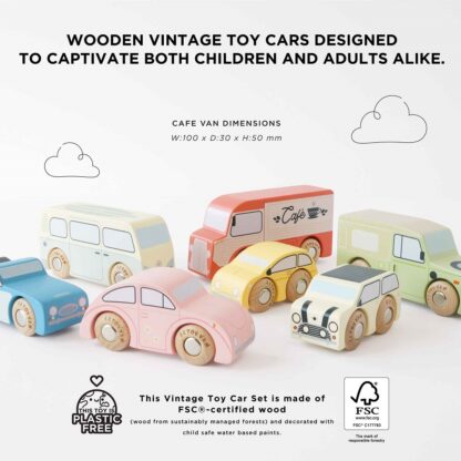 Le Toy Van Set autíček Vintage - Image 2