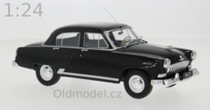 Modely autíček Volha M21,(1960), 1:43, černá, IXOCLC508N.22, kovové modely aut Volha, Oldmodel.cz