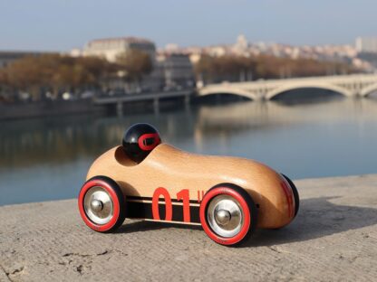 Vilac Dřevěné auto Old Sport Compet přírodní - Image 2