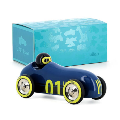 Vilac Dřevěné auto Old Sport Compet tmavě modré - Image 2