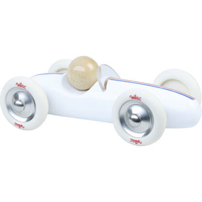 Vilac Dřevěné auto velké Grand prix vintage bílé - Image 2