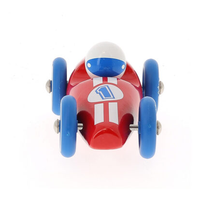 Vilac Závodní auto GM červené s modrými koly - Image 3