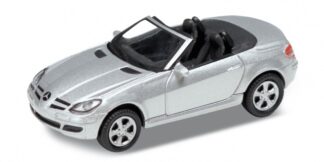 Welly Mercedes-Benz SLK 350 model 1:24 kabriolet stříbrný
