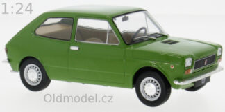 Model autíčka Fiat 127, (1971) zelený - WB124236, kovové modely aut Fiat, Oldmodel.cz
