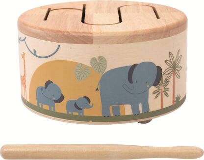 2Kids Toys Dřevěný bubínek Safari