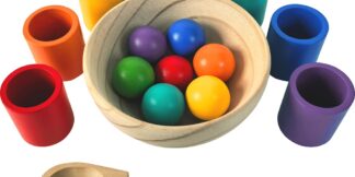 2Kids Toys Duhové kuličky a kalíšky 7 barev