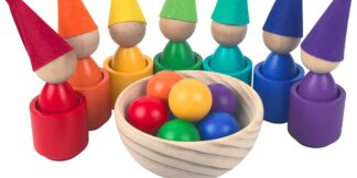 2Kids Toys Duhové panenky s míčky 7 barev