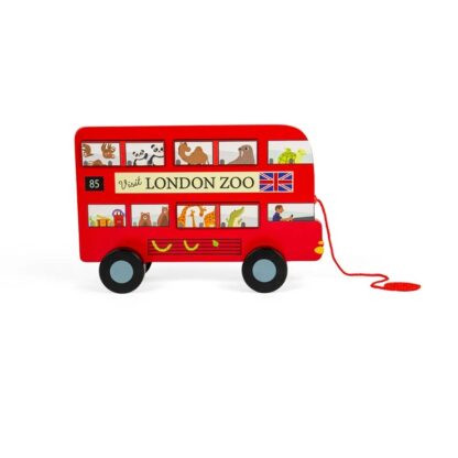 Bigjigs Toys Tahací hračka Londýnský autobus - Image 4