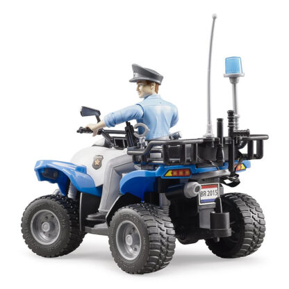 Bruder BWORLD modrá čtyřkolka policie s figurkou - Image 2
