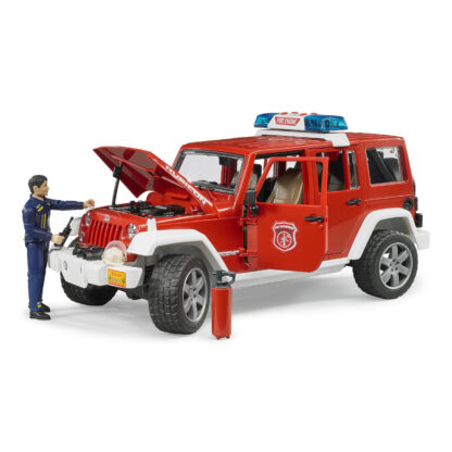 Bruder Červený požární JEEP WRANGLER s figurkou a příslušenstvím - Image 5