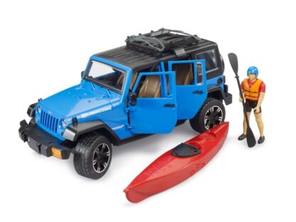 Bruder Jeep Wrangler Rubicon s kajakem a figurkou 1:16 - Image 2