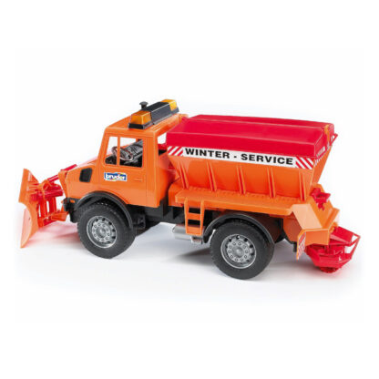 Bruder Mercedes Benz UNIMOG Sypač s radlicí - Image 2