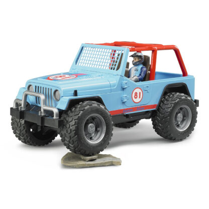 Bruder Modré auto JEEP s řidičem - Image 3