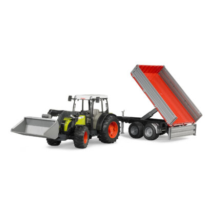 Bruder Traktor CLAAS Nectis 267F s nakladačem a přívěsem - Image 3
