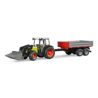 Bruder Traktor CLAAS Nectis 267F s nakladačem a přívěsem - Image 4