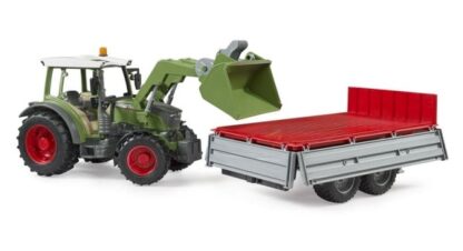 Bruder Traktor Fendt Vario 211 s čelním nakladačem a sklápěcím přívěsem - Image 4