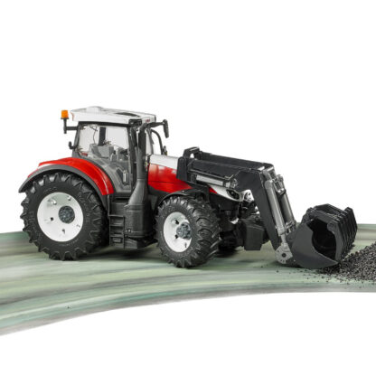 Bruder Traktor Steyr 6300 Terrus CVT s čelním nakladačem - Image 3