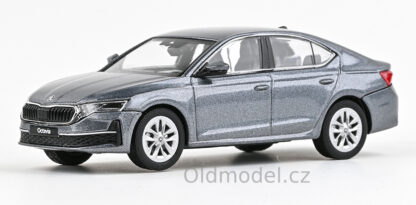 Modely autíček Škoda Octavia IV FL (2024), 1:43 - 143AB-048CV, kovové modely aut Škoda, Modely autíček pro každého - Oldmodel.cz