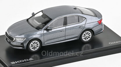 Modely autíček Škoda Octavia IV FL (2024), 1:43 - 143AB-048CV, kovové modely aut Škoda, Modely autíček pro každého - Oldmodel.cz
