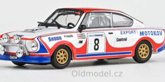 Modely autíček Škoda 130RS (1977) 1:43 - Škoda Rallye 1978 #6 Zapadlo - Motal - 143XABS-501TM. Kovové modely závodních aut Škoda, Oldmodel.cz