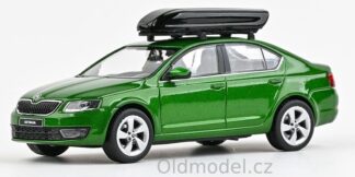 Modely autíček Škoda Octavia III (2012) 1:43 s doplňkem - 143AU-026QA, kovové modely aut Škoda, Oldmodel.cz