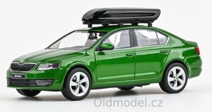 Modely autíček Škoda Octavia III (2012) 1:43 s doplňkem - 143AU-026QA, kovové modely aut Škoda, Oldmodel.cz