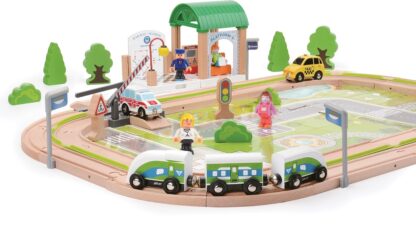 2Kids Toys Vláčkodráha Vesnice 110 dílů - Obrázek 2