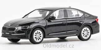 Modely autíček Škoda Octavia IV FL (2024), 1:43 , Černá Magic Metaslíza - 143AB-048D, kovové modely aut Škoda, Modely autíček pro každého - Oldmodel.cz