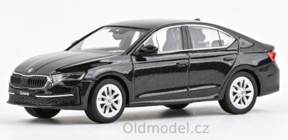 Modely autíček Škoda Octavia IV FL (2024), 1:43 , Černá Magic Metaslíza - 143AB-048D, kovové modely aut Škoda, Modely autíček pro každého - Oldmodel.cz