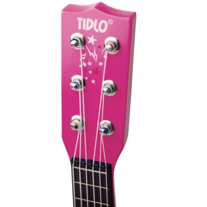 Tidlo Dřevěná kytara Star růžová - Image 3