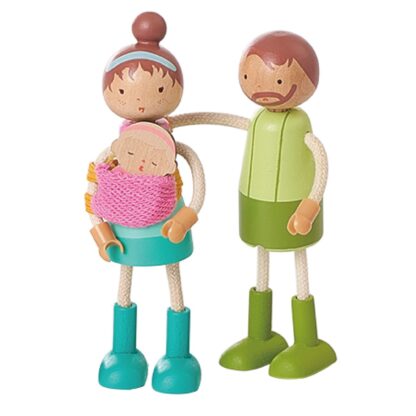 2Kids Toys Sada nábytku s rodinou 5 v 1 - Obrázek 3