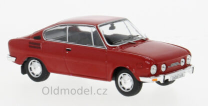 Model autíčka Škoda 110R Coupe, 1978, 1:43, Červená - IXOCLC589N.22, kovové modely aut Škoda 110R, IXO.