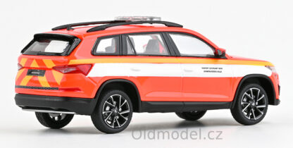 Model autíčka Škoda Kodiaq FL (2021), 1:43, 143ABX-041XL10 - HZS - Hasičský Záchranný Sbor Jihomoravského Kraje, Modely autíček Škoda - Oldmodel.cz