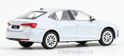 Modely autíček Škoda Octavia IV FL (2024), 1:43 , Bílá Moon Metalíza - 143AB-048EJ, kovové modely aut Škoda, Modely autíček pro každého - Oldmodel.cz