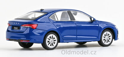 Modely autíček Škoda Octavia IV FL (2024), 1:43 , Modrá Energy - 143AB-048MQ, kovové modely aut Škoda, Modely autíček pro každého - Oldmodel.cz