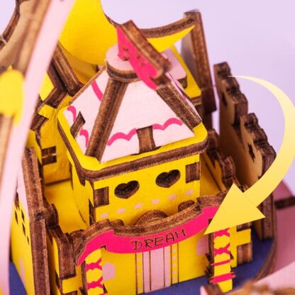 RoboTime 3D skládačka hrací skříňky Veselý kolotoč - Obrázek 3