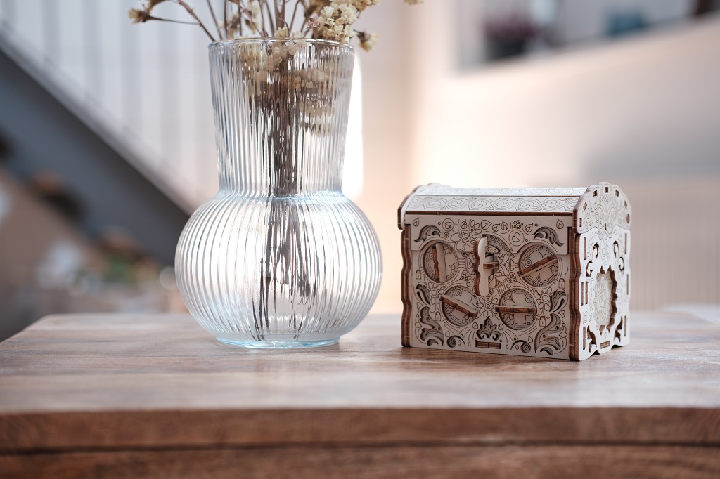 EscapeWelt 3D dřevěná skládačka hlavolamu Secret Treasure Box - Obrázek 2