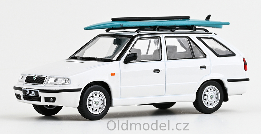 Škoda Felicia FL Combi (1998) 1:43 s Doplňkem - Bílá Candy - 143AU-730E - Modely autíček, kovové modely aut Škoda - Oldmodel