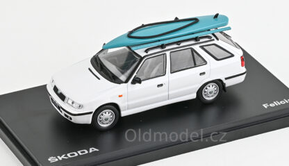 Škoda Felicia FL Combi (1998) 1:43 s Doplňkem - Bílá Candy - 143AU-730E - Modely autíček, kovové modely aut Škoda - Oldmodel